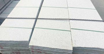 淮安芝麻白毛板，石材毛板