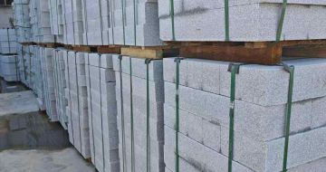 淮安芝麻白路牙石，路侧石