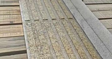 淮安黄金麻盲道石 盲条