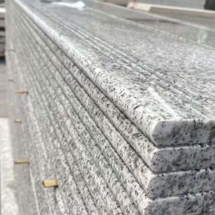 淮安芝麻白楼梯踏步 花岗岩楼梯板材