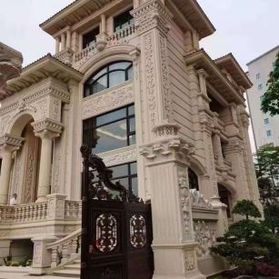淮安黄金麻别墅外墙异形定制