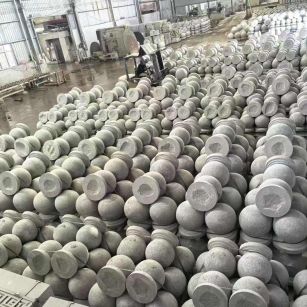 淮安芝麻白圆球 石球 挡车球