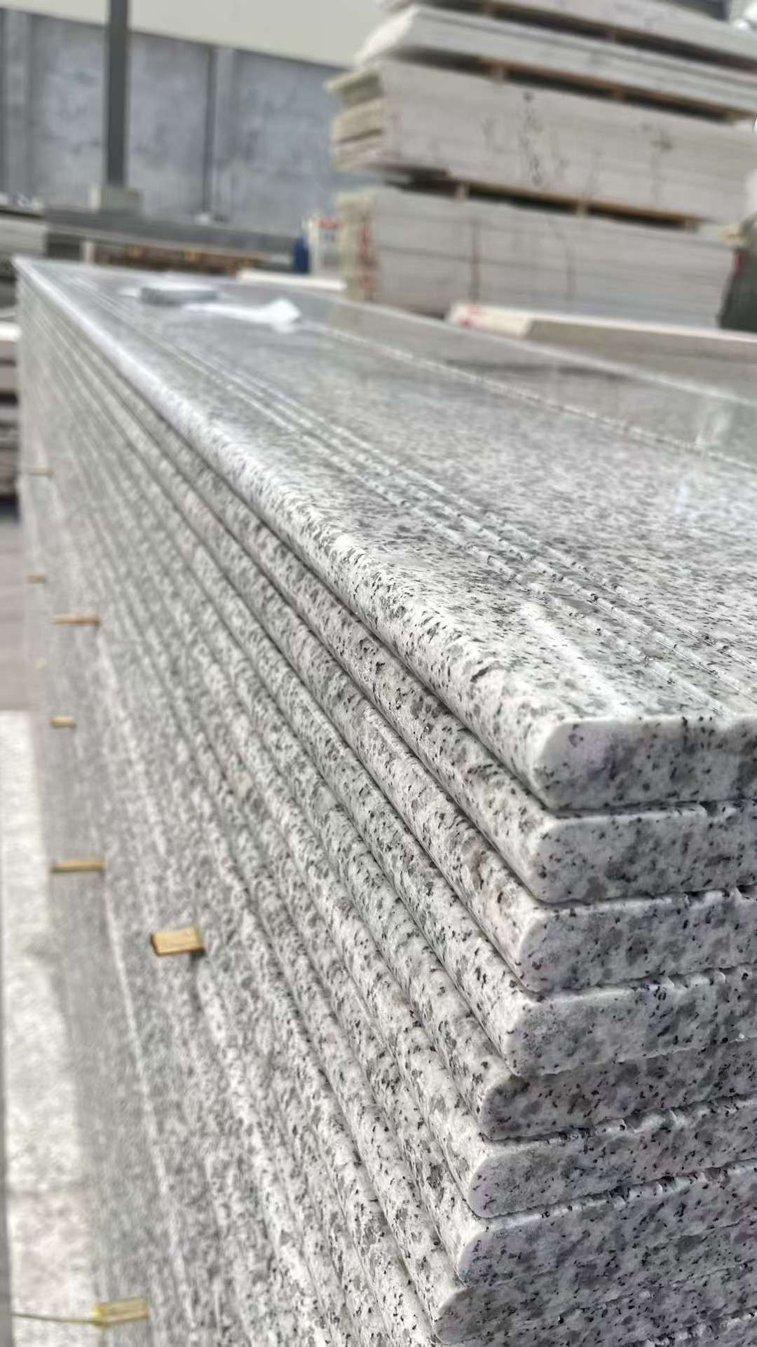 淮安芝麻白楼梯踏步 花岗岩楼梯板材