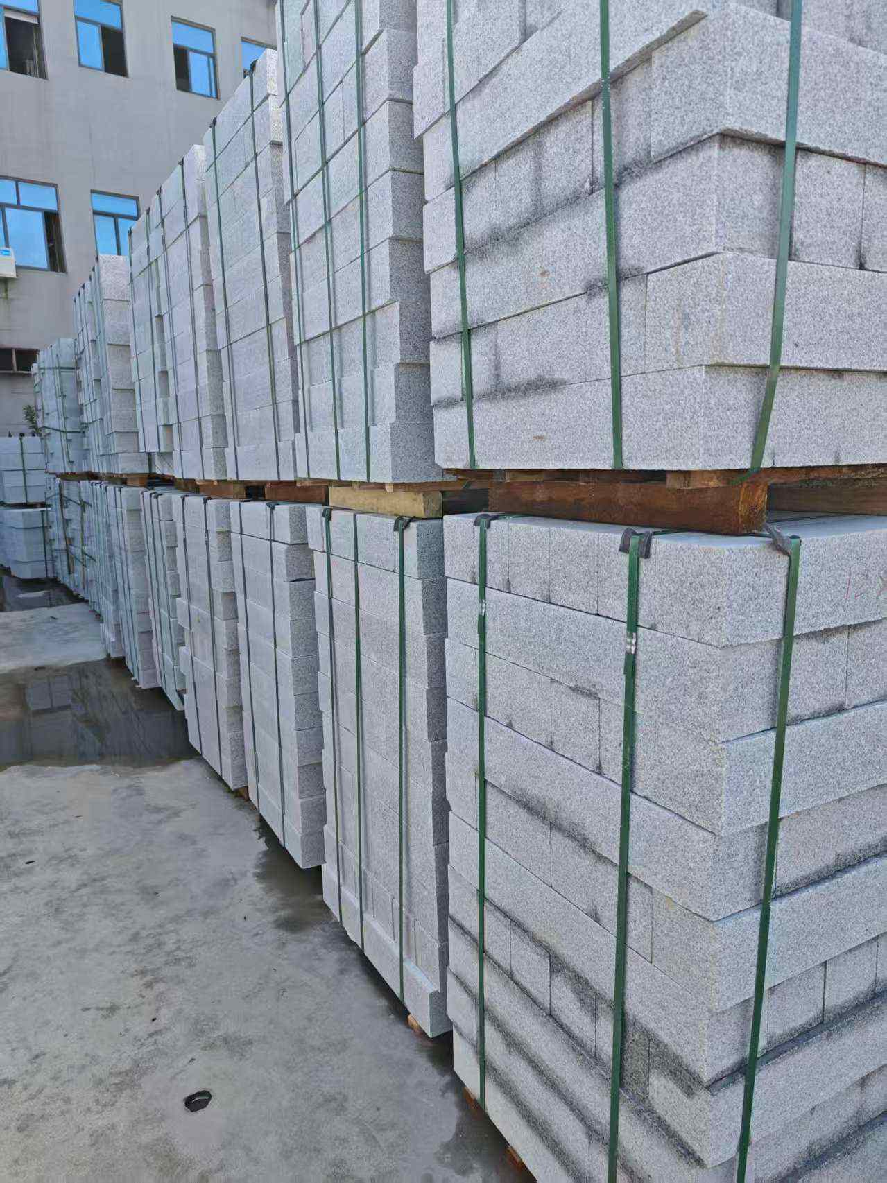 淮安芝麻白路牙石，路侧石