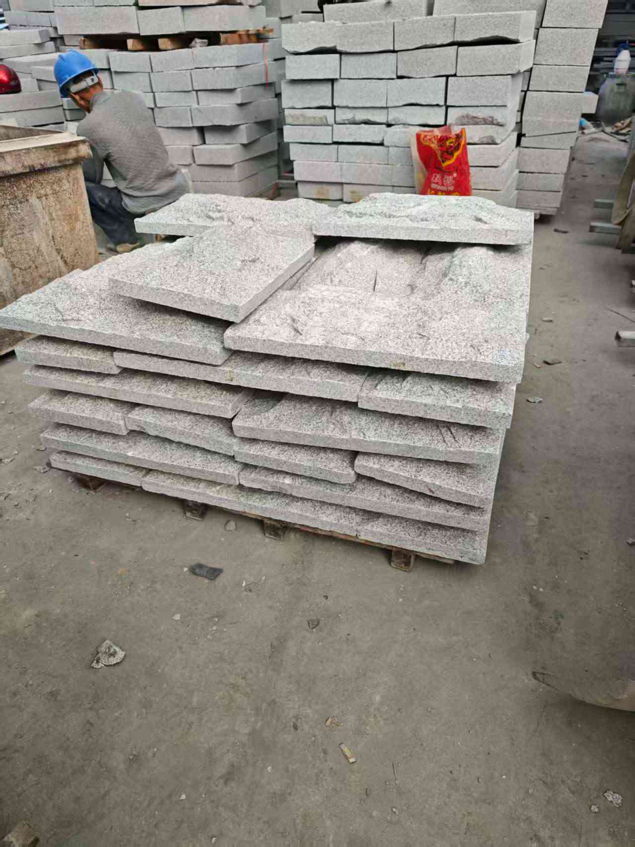 淮安芝麻白蘑菇石，自然面